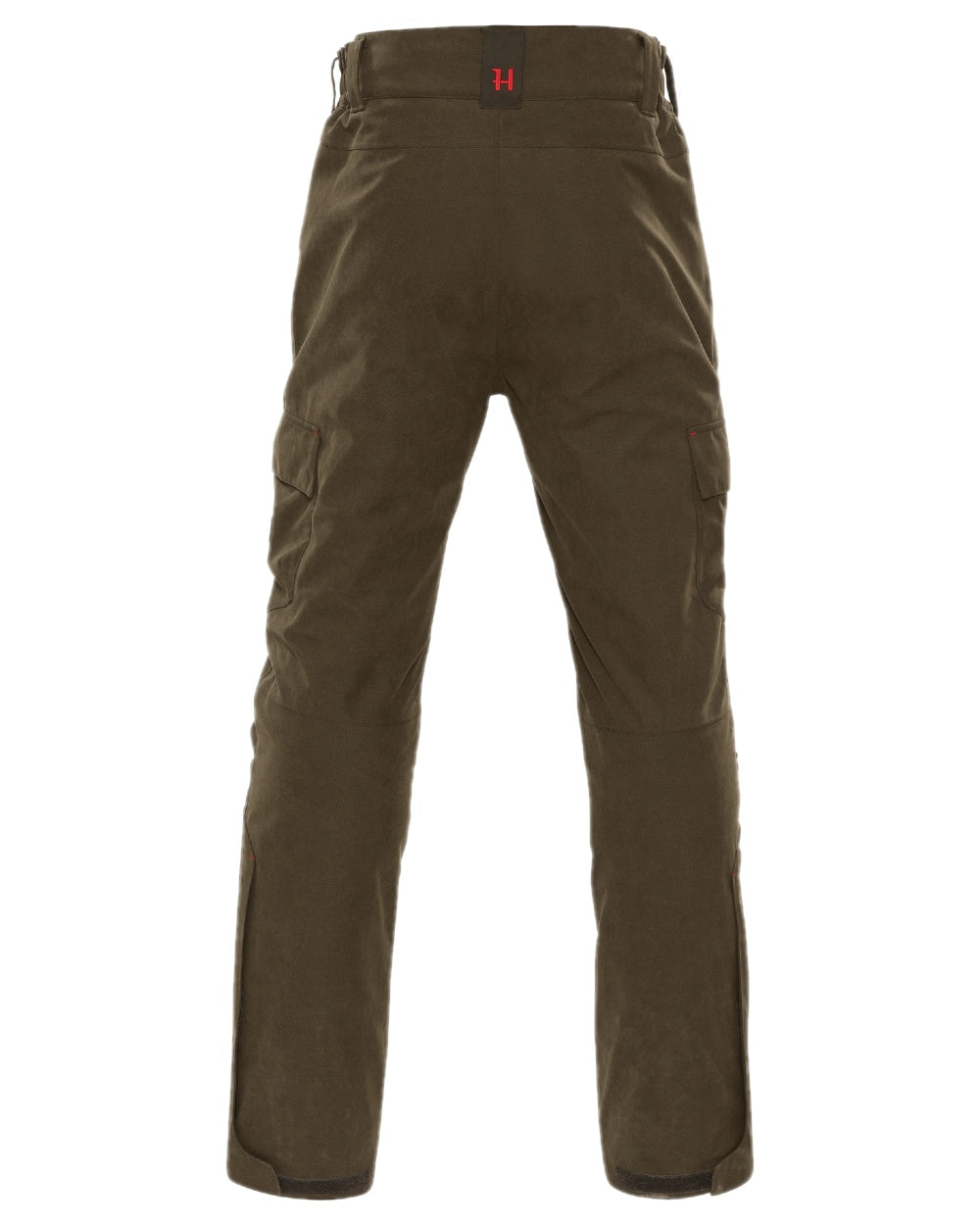 Willow Green Coloured Harkila Driven Hunt HWS Insulated Trousers on white background 