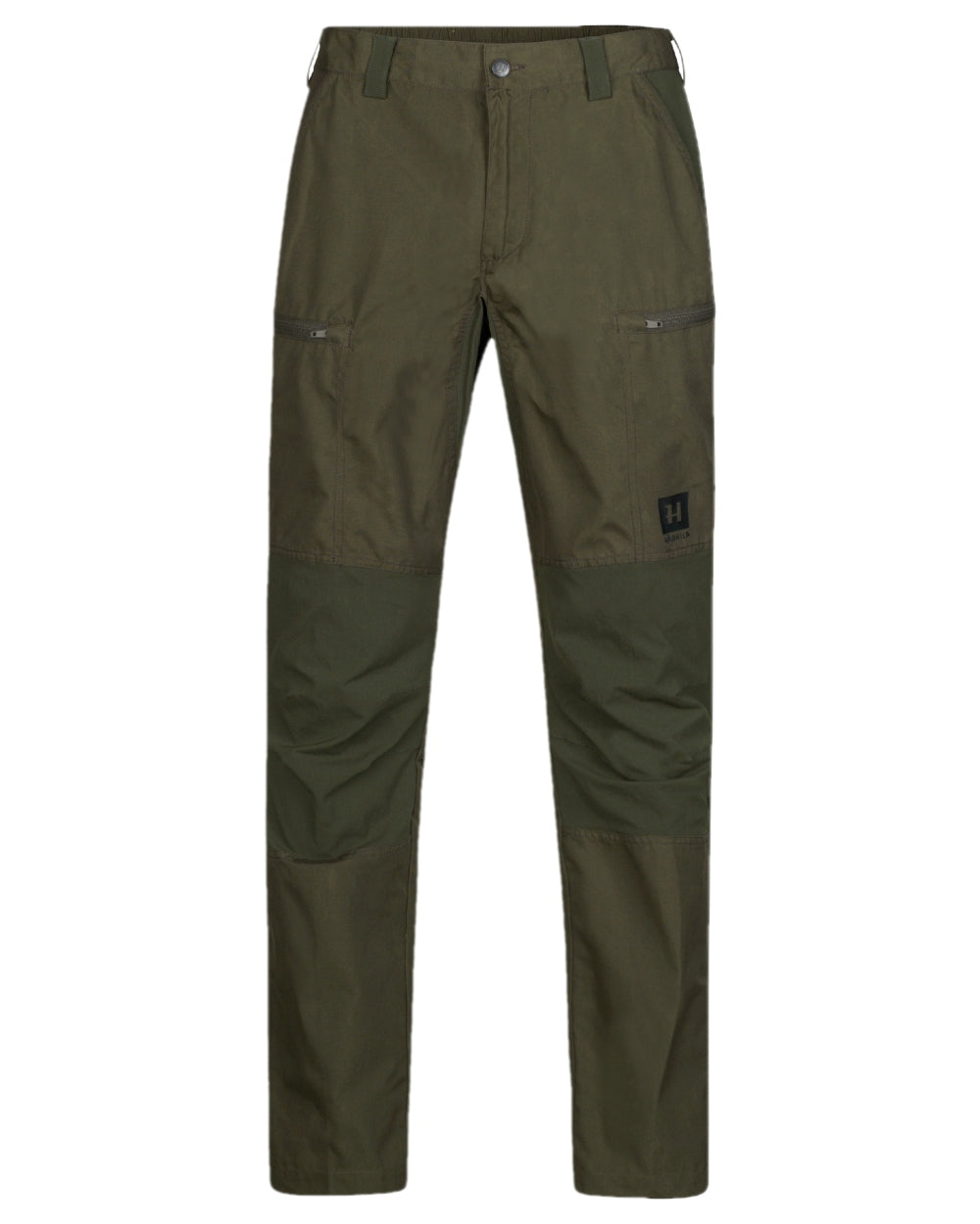 Forest Night Rosin Coloured Harkila Fjell Trousers on white background 