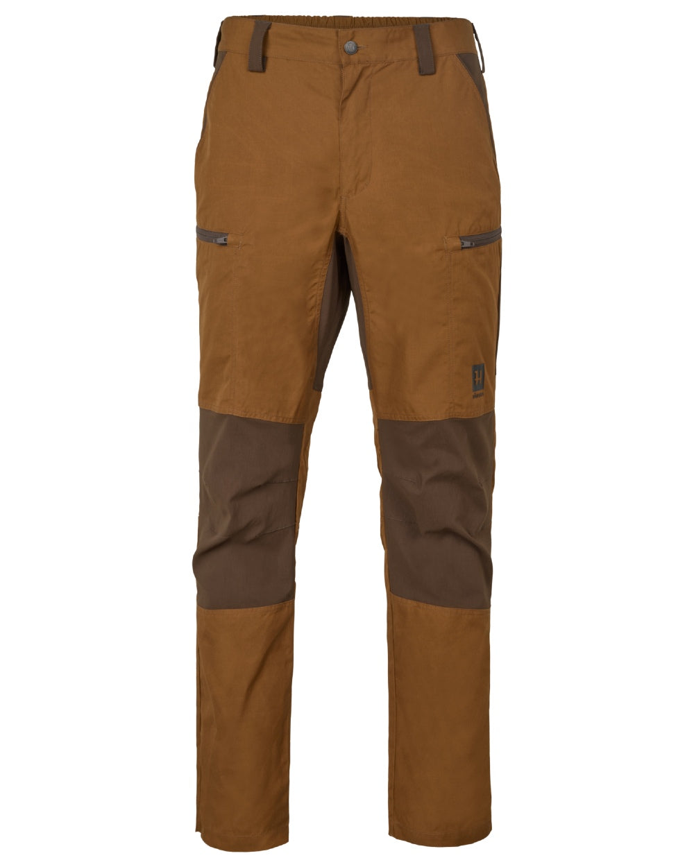 Rustique Clay Brown Coloured Harkila Fjell Trousers on white background 
