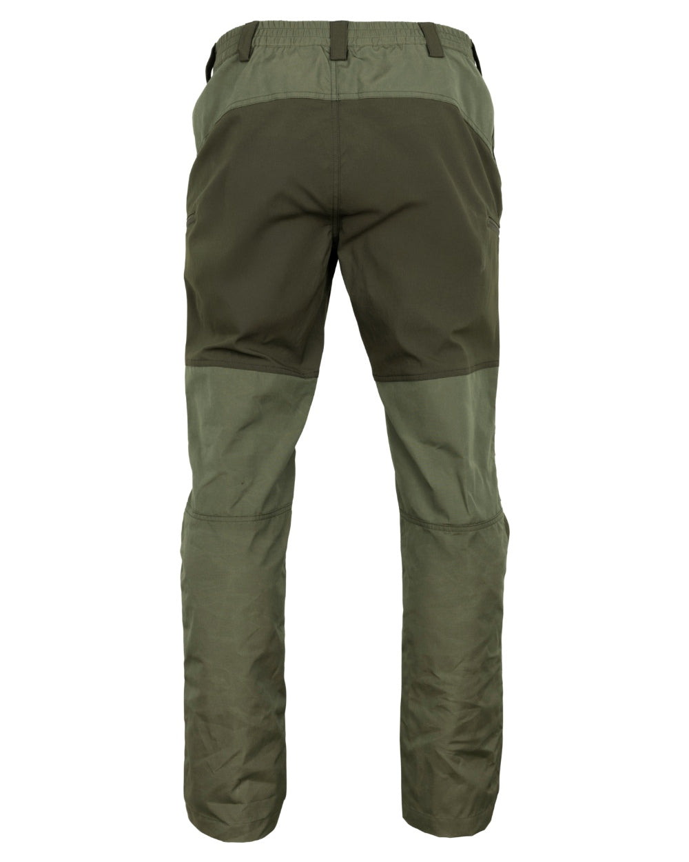 Grape Leaf Willow Green Coloured Harkila Fjell Trousers on factory background 
