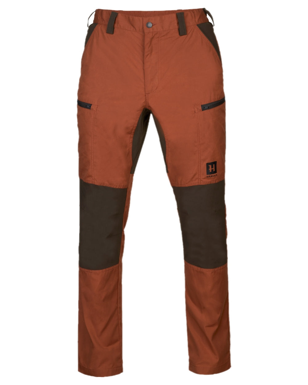 Shadow Brown Arabian Spice Coloured Harkila Fjell Trousers on white background 