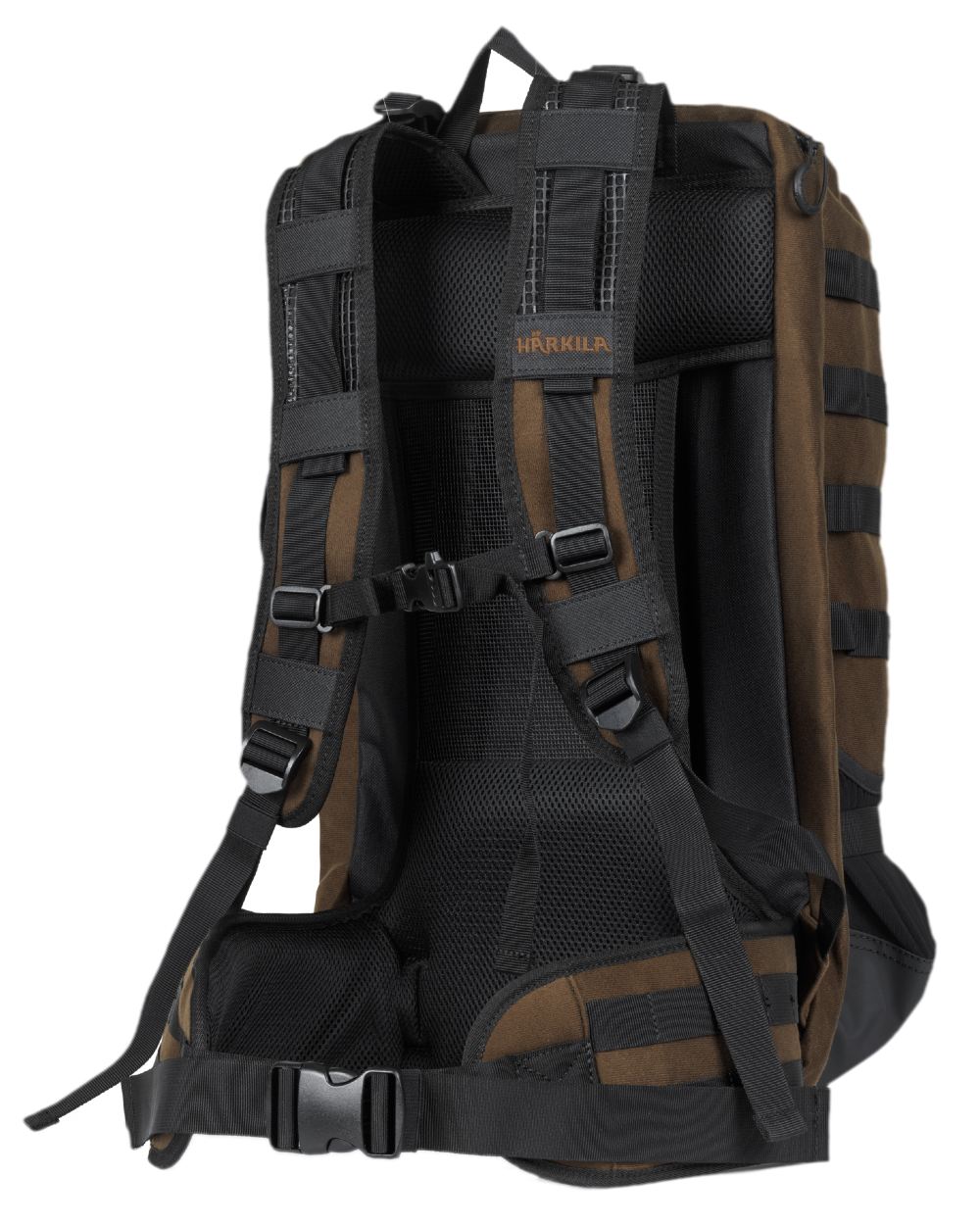 Hunting Green Coloured Harkila Forest Hunter Backpack on white background 