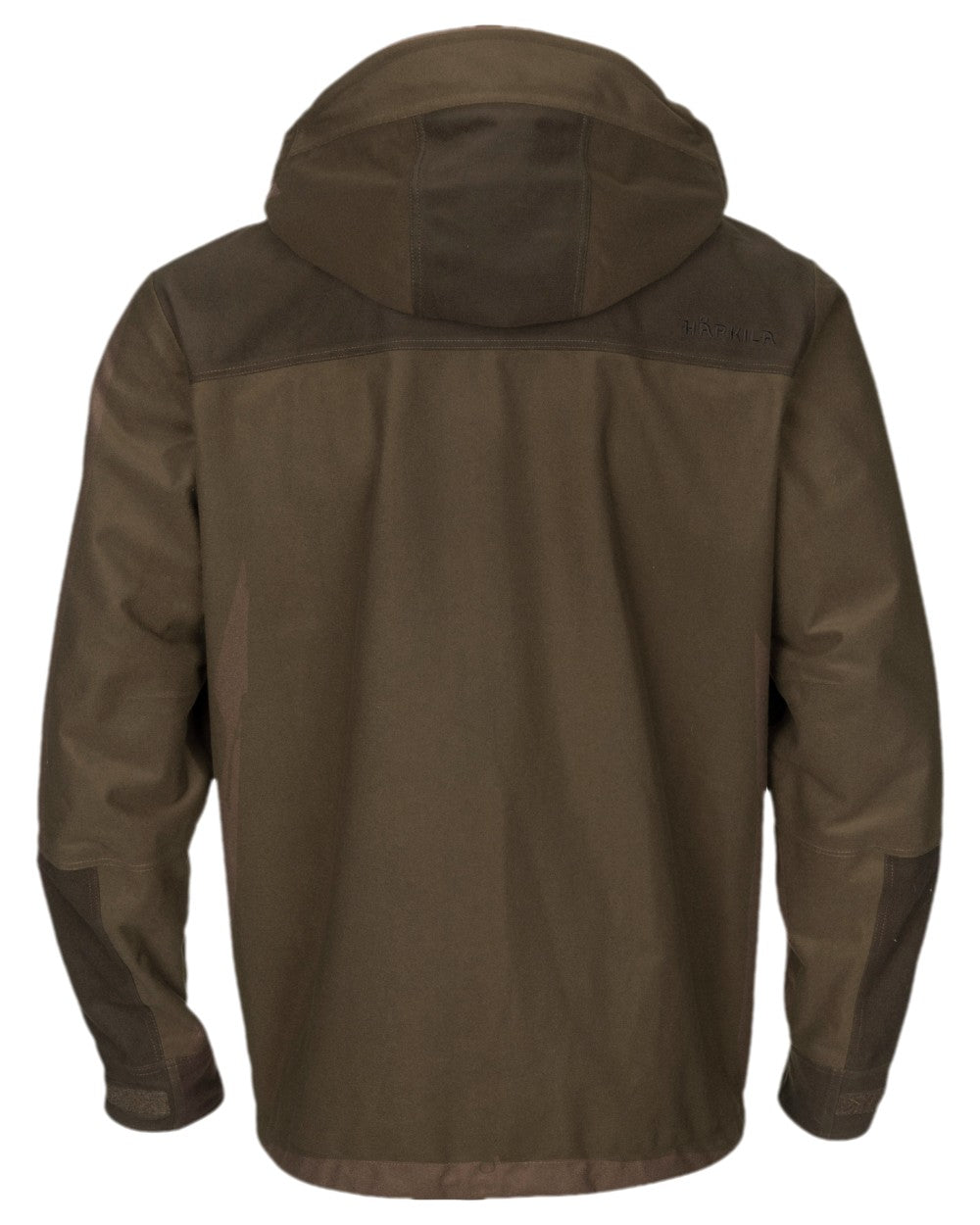 Hunting Green Shadow Brown Coloured Harkila Forest Hunter GTX Jacket on white background 