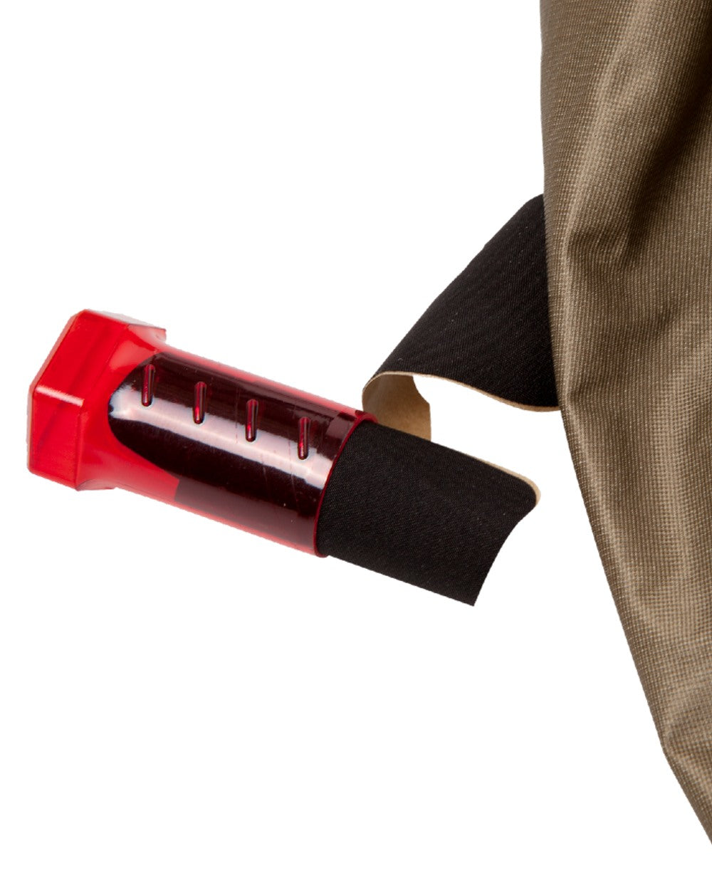 Black Coloured Harkila GORE-TEX Repair Kit Black on white background 