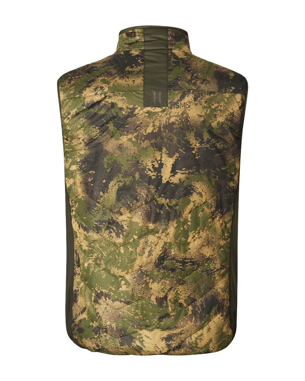 Axis Forest coloured Harkila Heat Camo Waistcoat on white background 