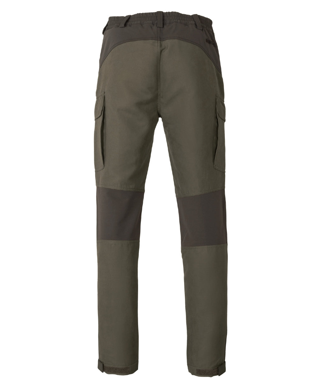 Black Olive Forest Night coloured Harkila Hill Trousers on white background 