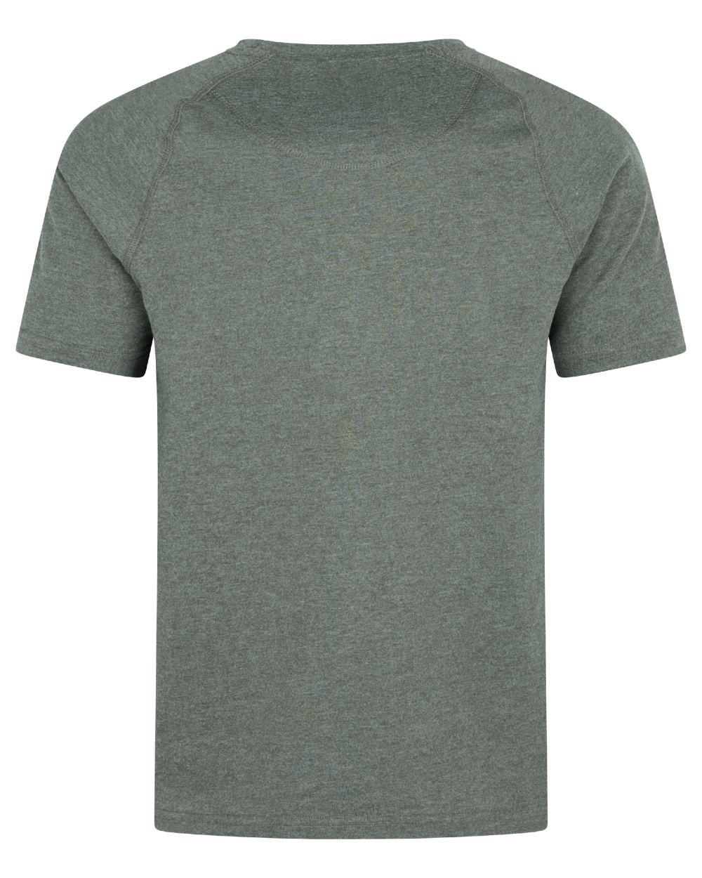 Green Melange coloured Harkila Instinct Short Sleeve T-Shirt on white background 