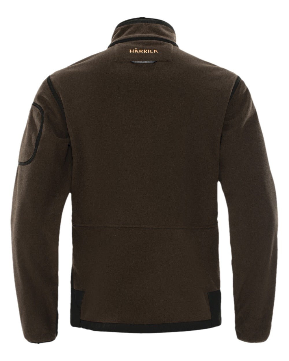 Brown Red Coloured Harkila Kamko Fleece on white background 