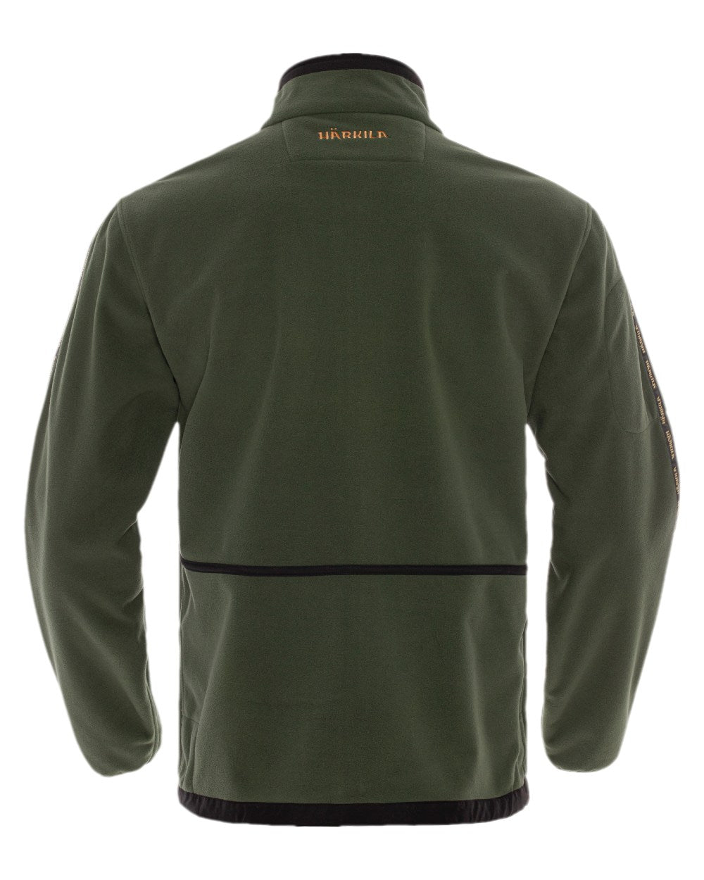 Grey Green Coloured Harkila Kamko Fleece on white background 