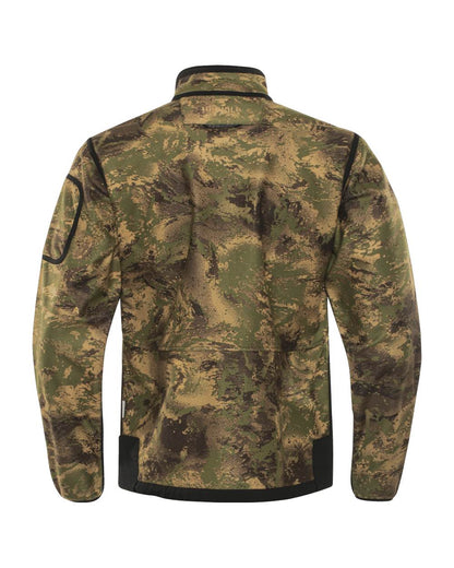 Willow Green Axis Forest colour Harkila Kamko Limited Edition Fleece Jacket on white background 