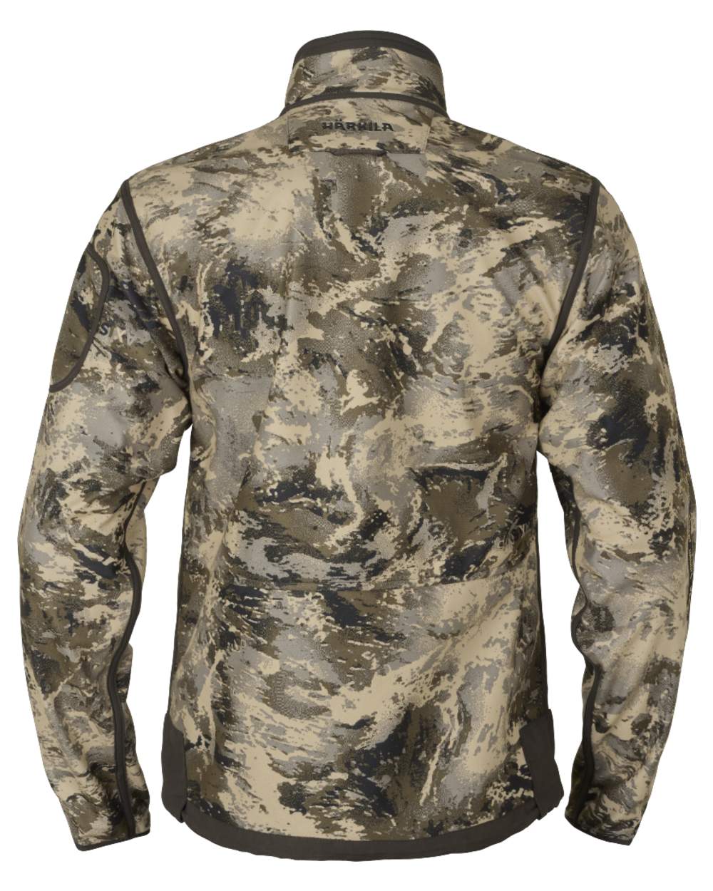 Axis MSP Mountain Shadow Brown Coloured Harkila Kamko Mountain WSP Reversible Fleece Jacket on white background 