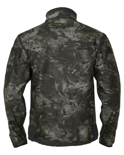 Axis MSP Black Willow Green Coloured Harkila Kamko NOCTYX WSP Reversible Fleece Jacket on white background 