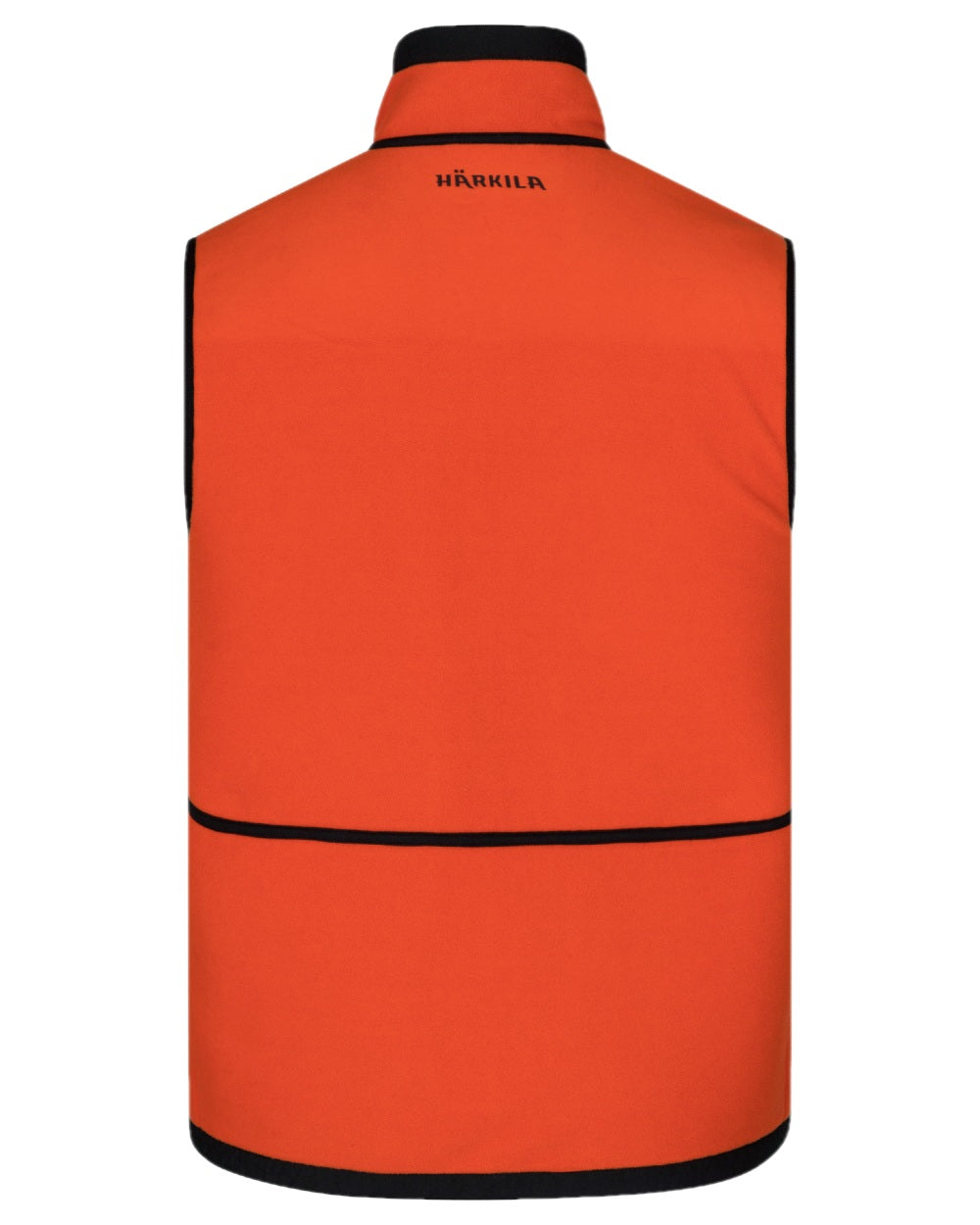 AXIS Limited Edition Orange Coloured Harkila Kamko Pro Edition Reversible Hi-Vis Waistcoat on white background 