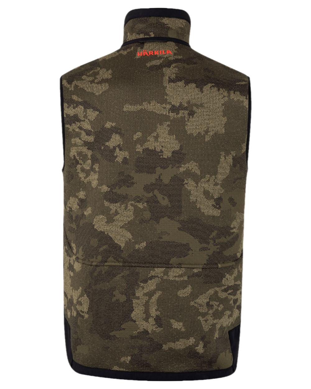 AXIS Limited Edition Orange Coloured Harkila Kamko Pro Edition Reversible Hi-Vis Waistcoat on white background 