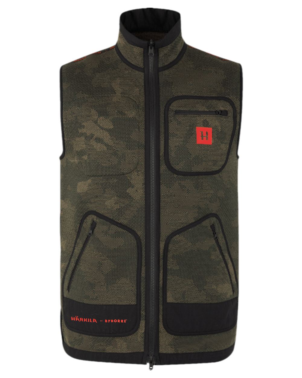 AXIS MSP Limited Edition Coloured Harkila Kamko Pro Edition Reversible Waistcoat on white background 