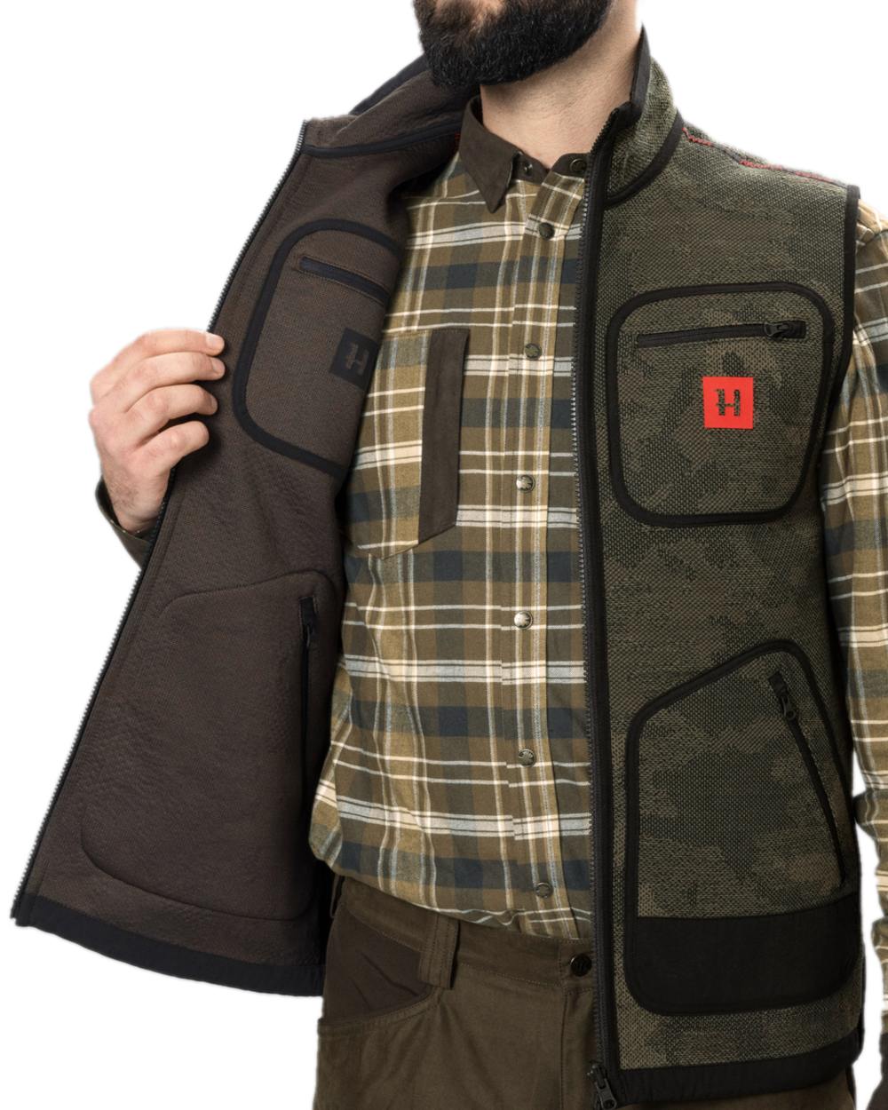 AXIS MSP Limited Edition Coloured Harkila Kamko Pro Edition Reversible Waistcoat on white background 