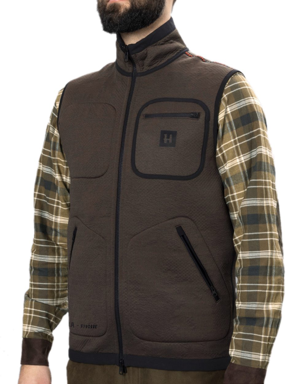 AXIS MSP Limited Edition Coloured Harkila Kamko Pro Edition Reversible Waistcoat on white background 