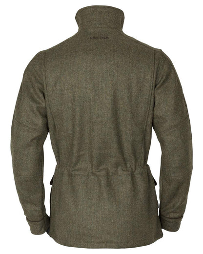 Forest Green Herringbone Coloured Harkila Kenmore GTX Jacket on white background 