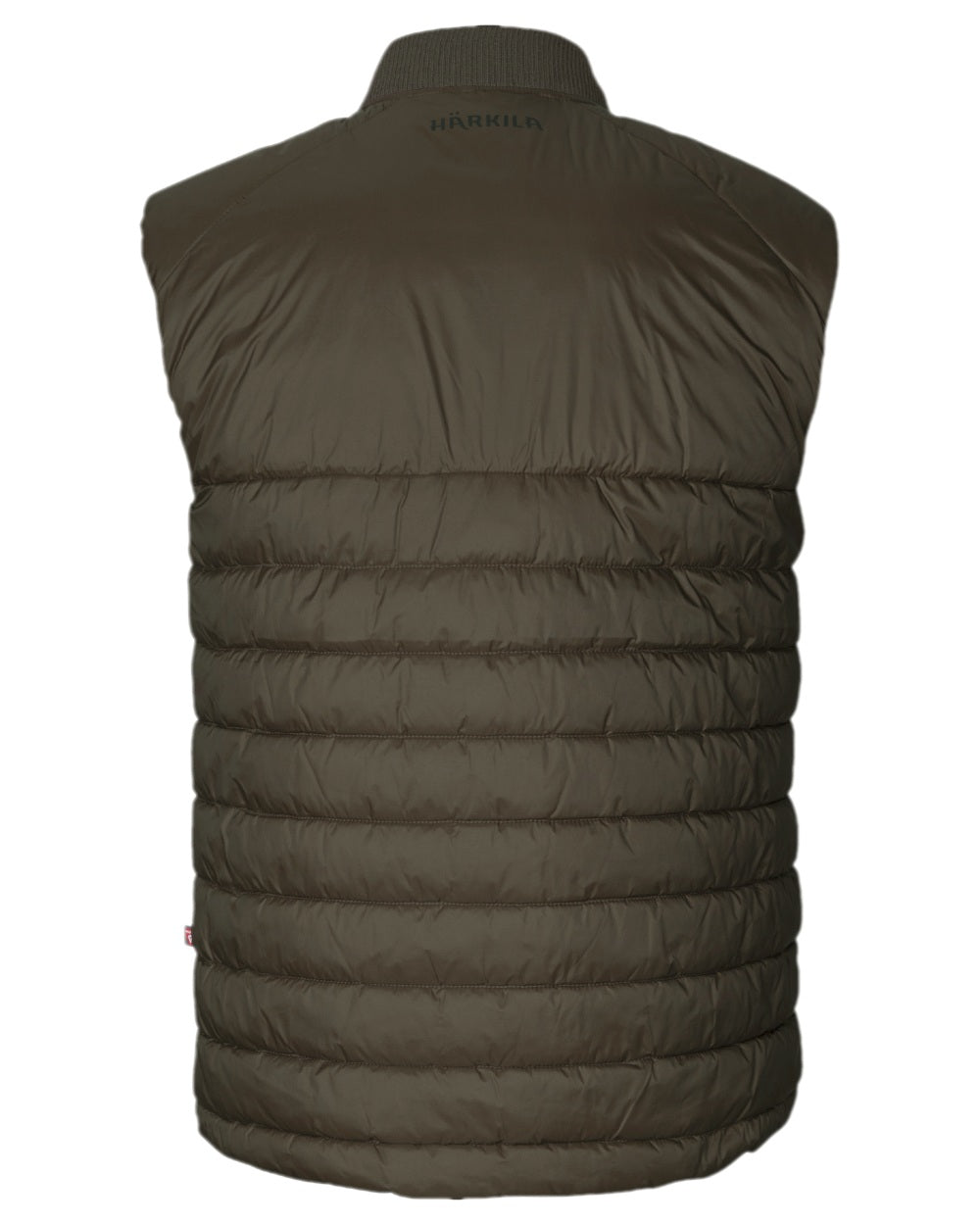 Willow Green Coloured Harkila Logmar Insulated Packable Waistcoat on white background 