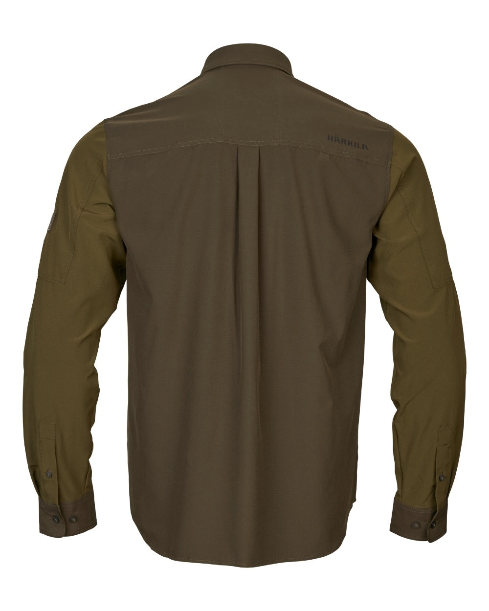 Dark Olive Willow Green Coloured Harkila Kenmore Cl. Flat Cap on white background 