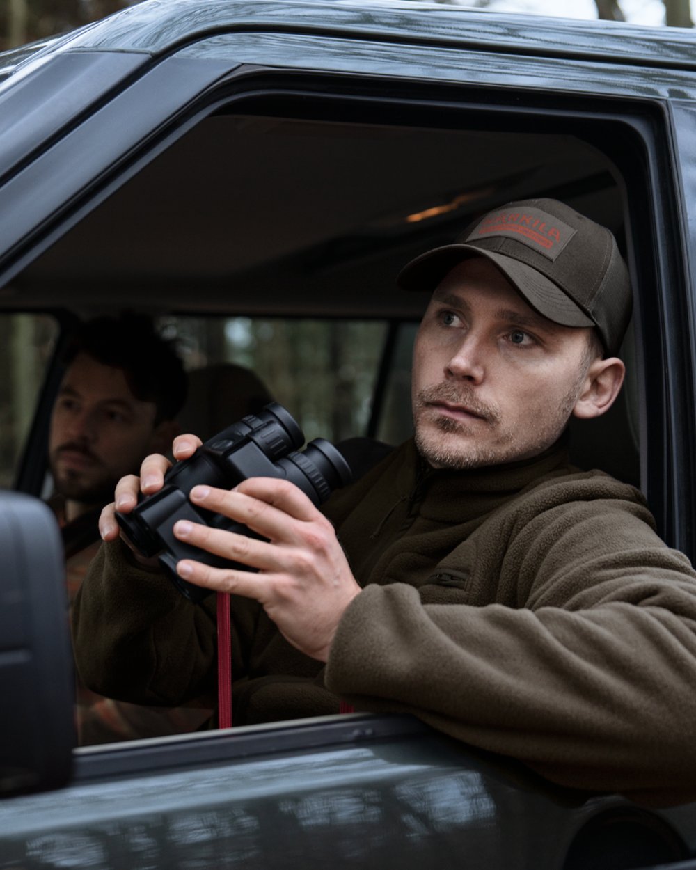 A man sitting in the driver&