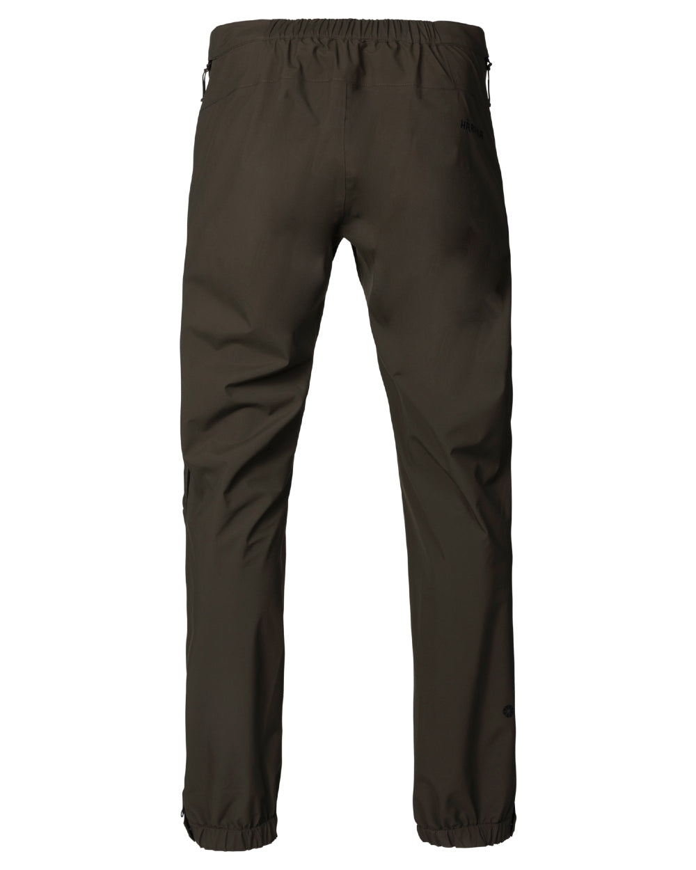 Willow Green coloured Harkila Mens Logmar HWS Packable Trousers on white background 