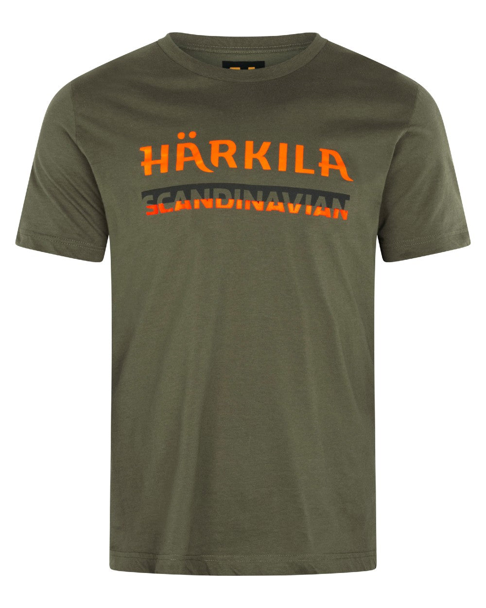 Grape Leaf coloured Harkila Mens Scandinavian Short Sleeve T-Shirt on white background 