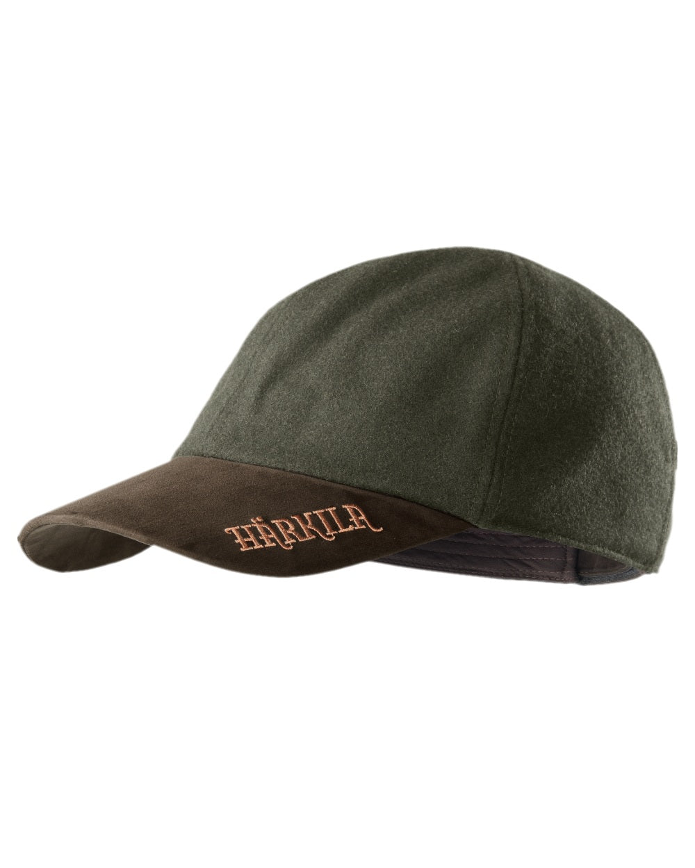 Willow Green Shadow Brown Coloured Harkila Metso Active Cap on white background 