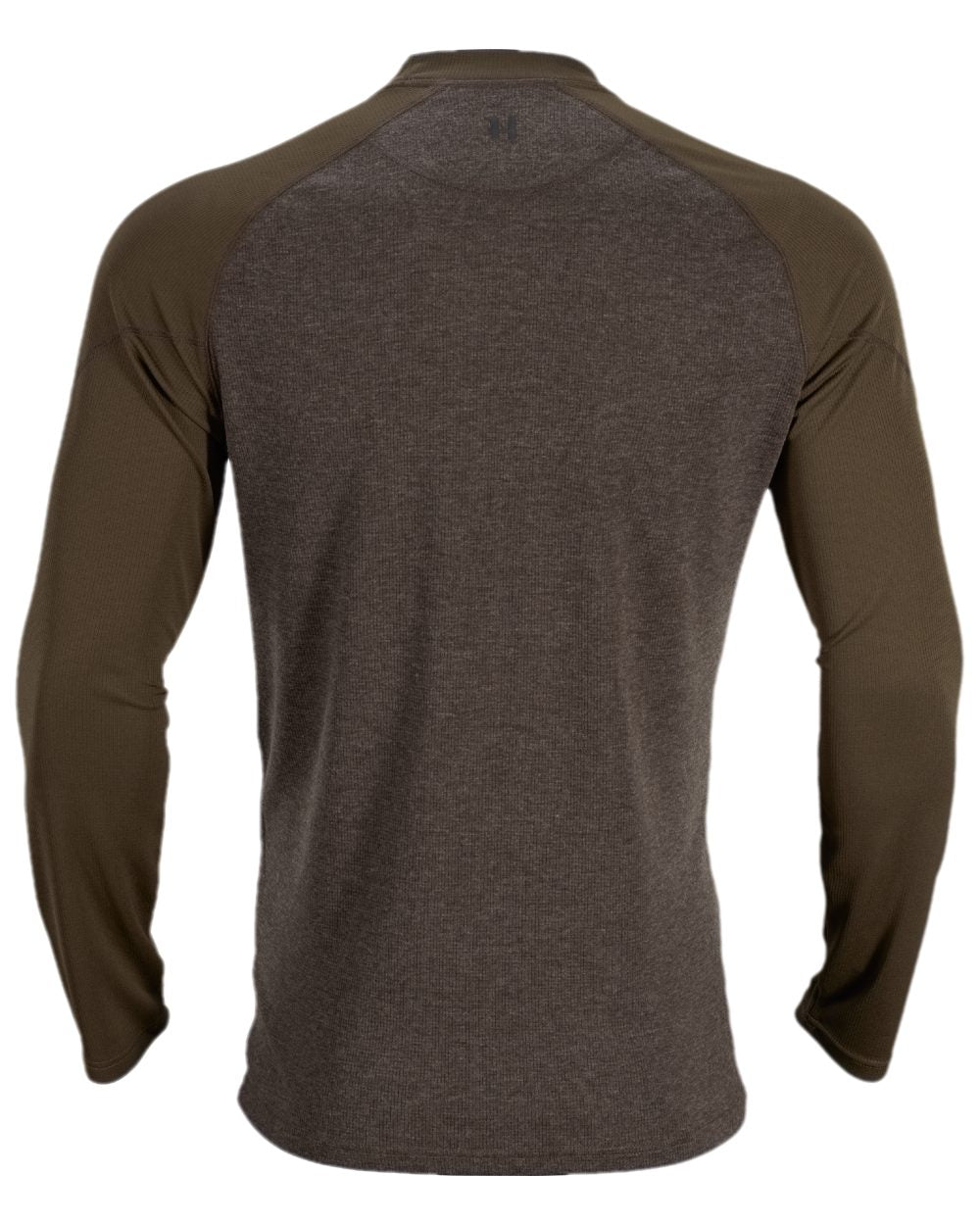 Willow Green Coloured Harkila Metso Long Sleeve T-Shirt on white background 
