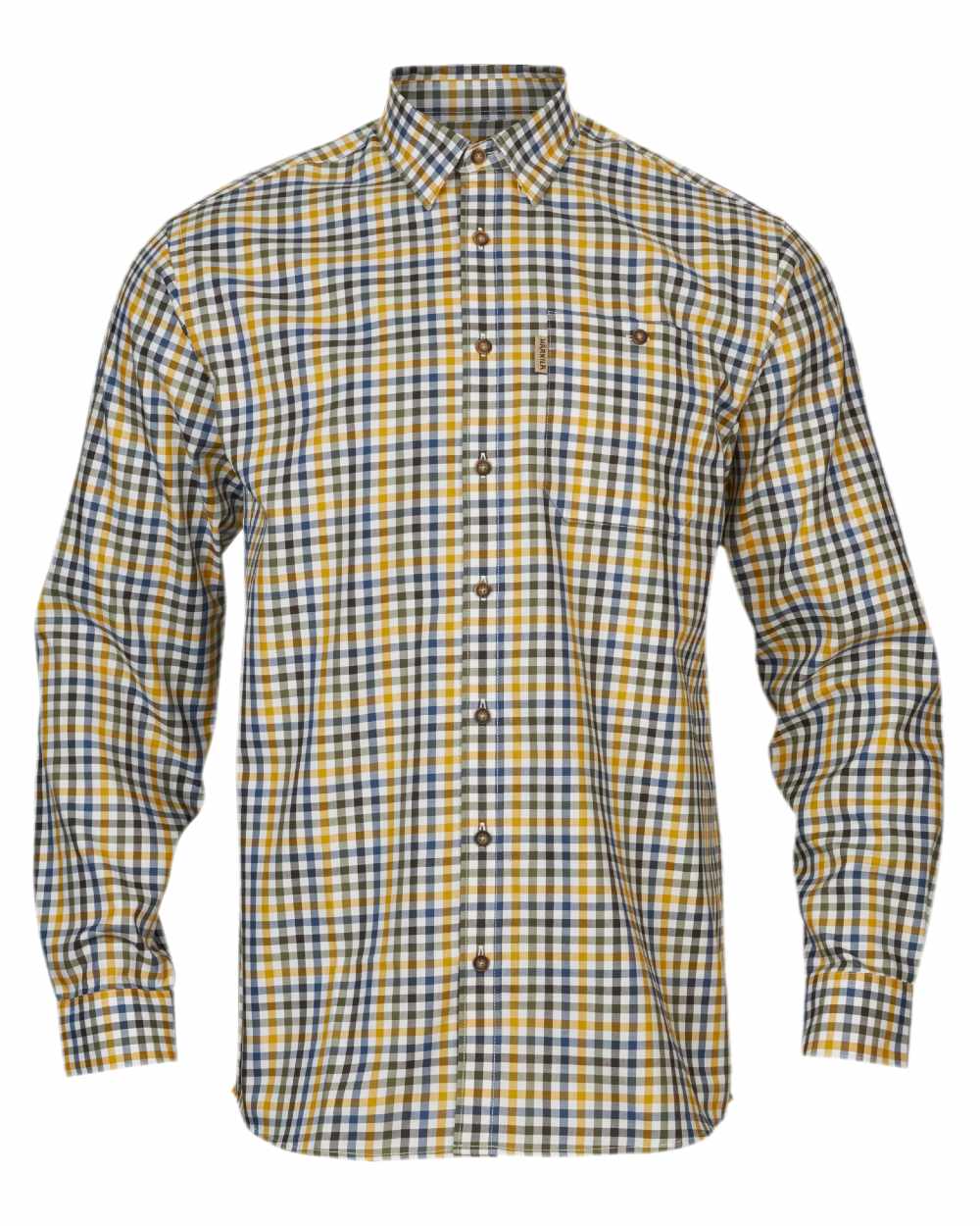 Grape Leaf Coloured Harkila Milford Shirt on white background 