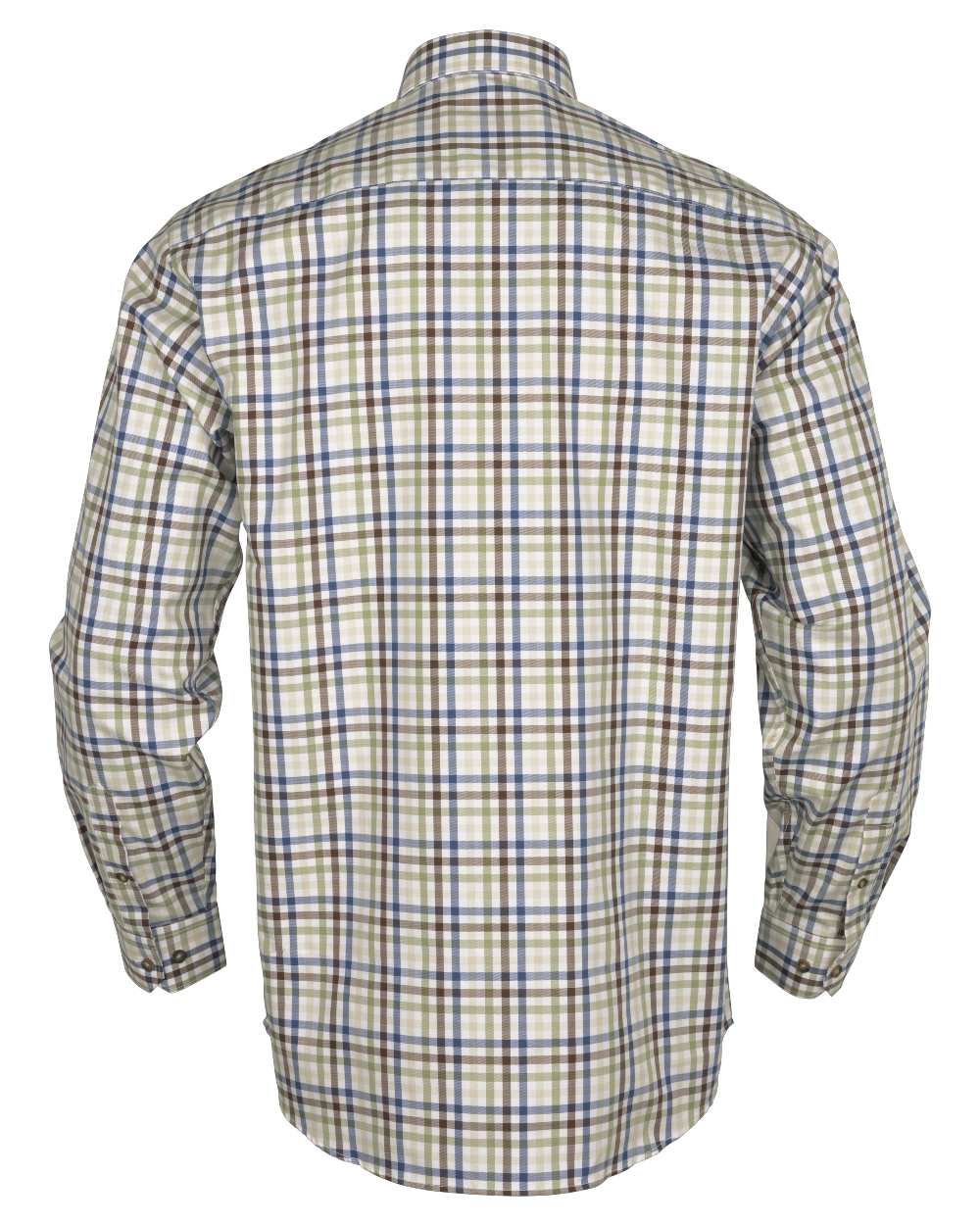 Sea Blue Coloured Harkila Milford Shirt on white background 
