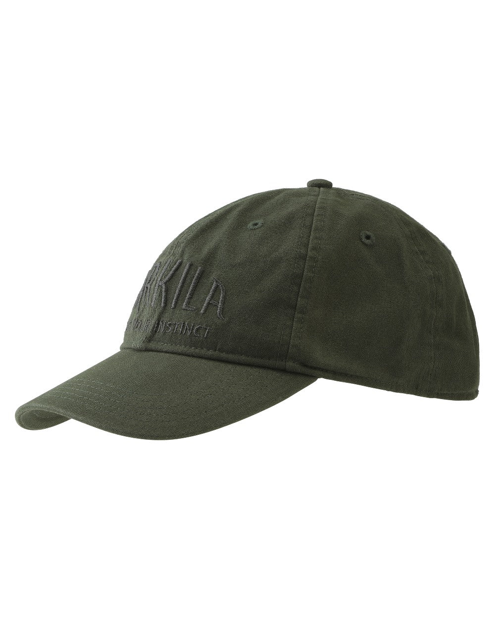 Duffel Green Coloured Harkila Modi Cap on white background 