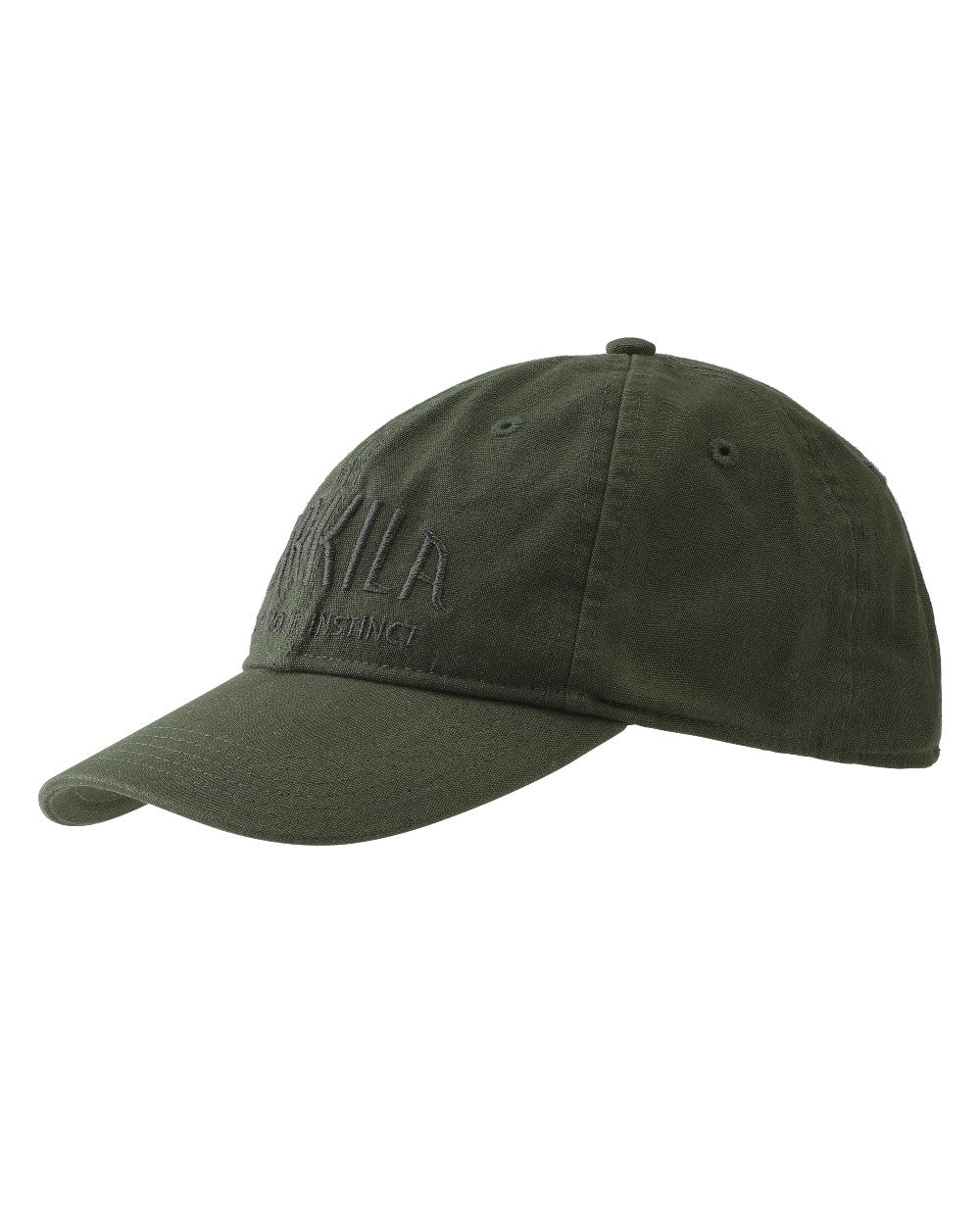 Duffel Green colour Harkila Modi Cap on white background 