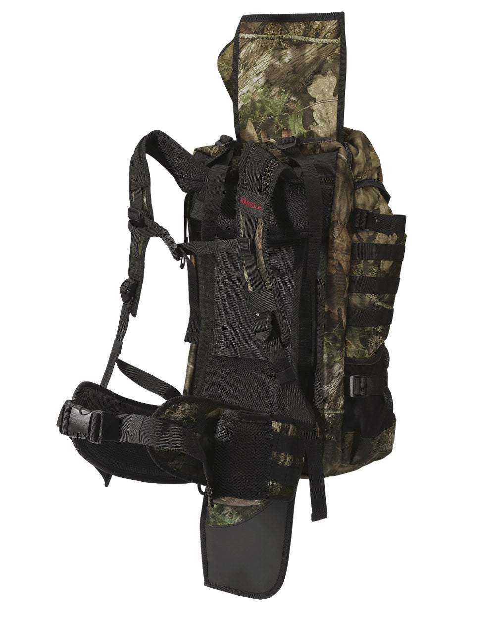 Mossy Oak Break Up Country coloured Harkila Moose Hunter 2.0 Back Pack on white background 