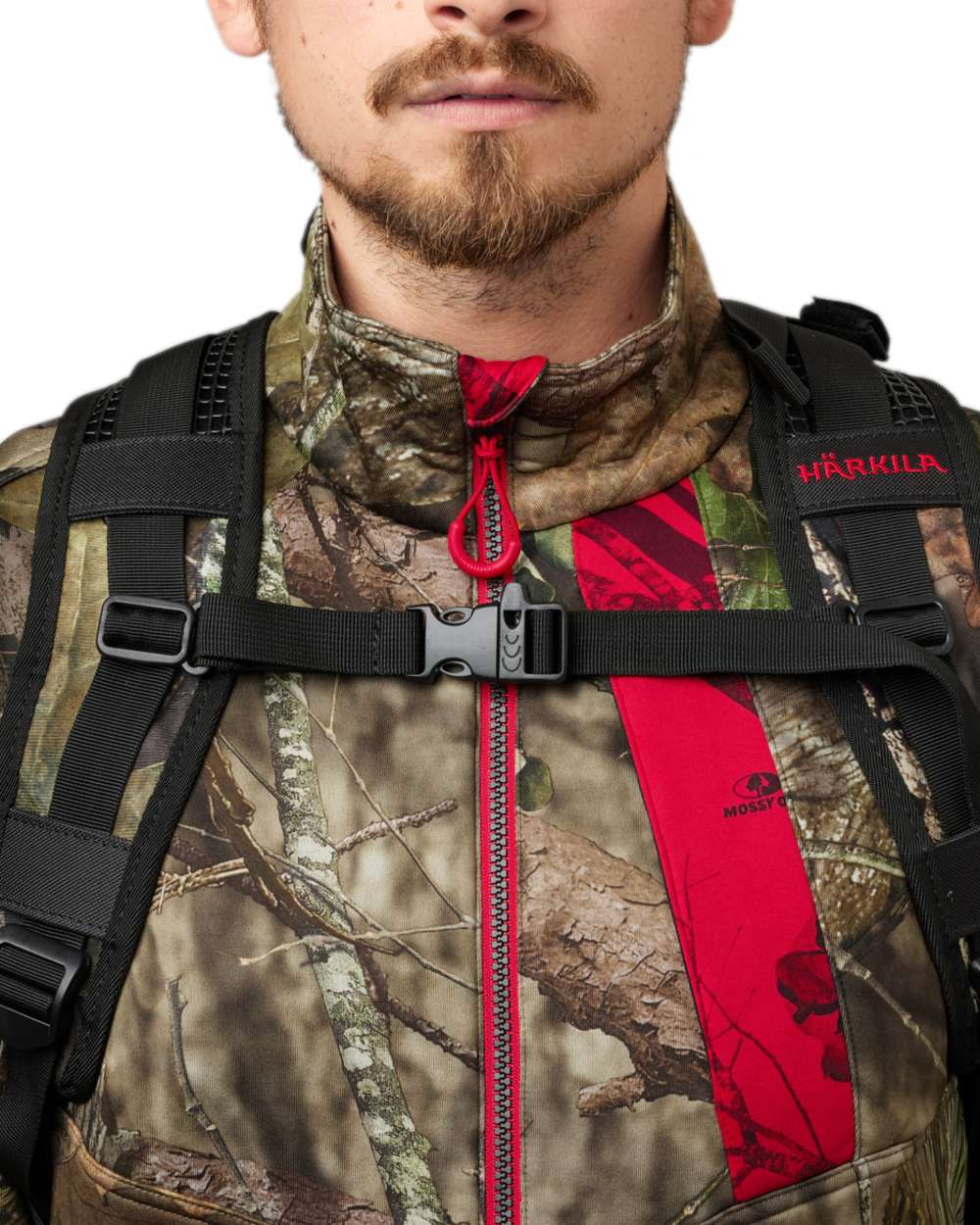 Mossy Oak Breakup Country Coloured Harkila Moose Hunter 2.0 Backpack on white background 