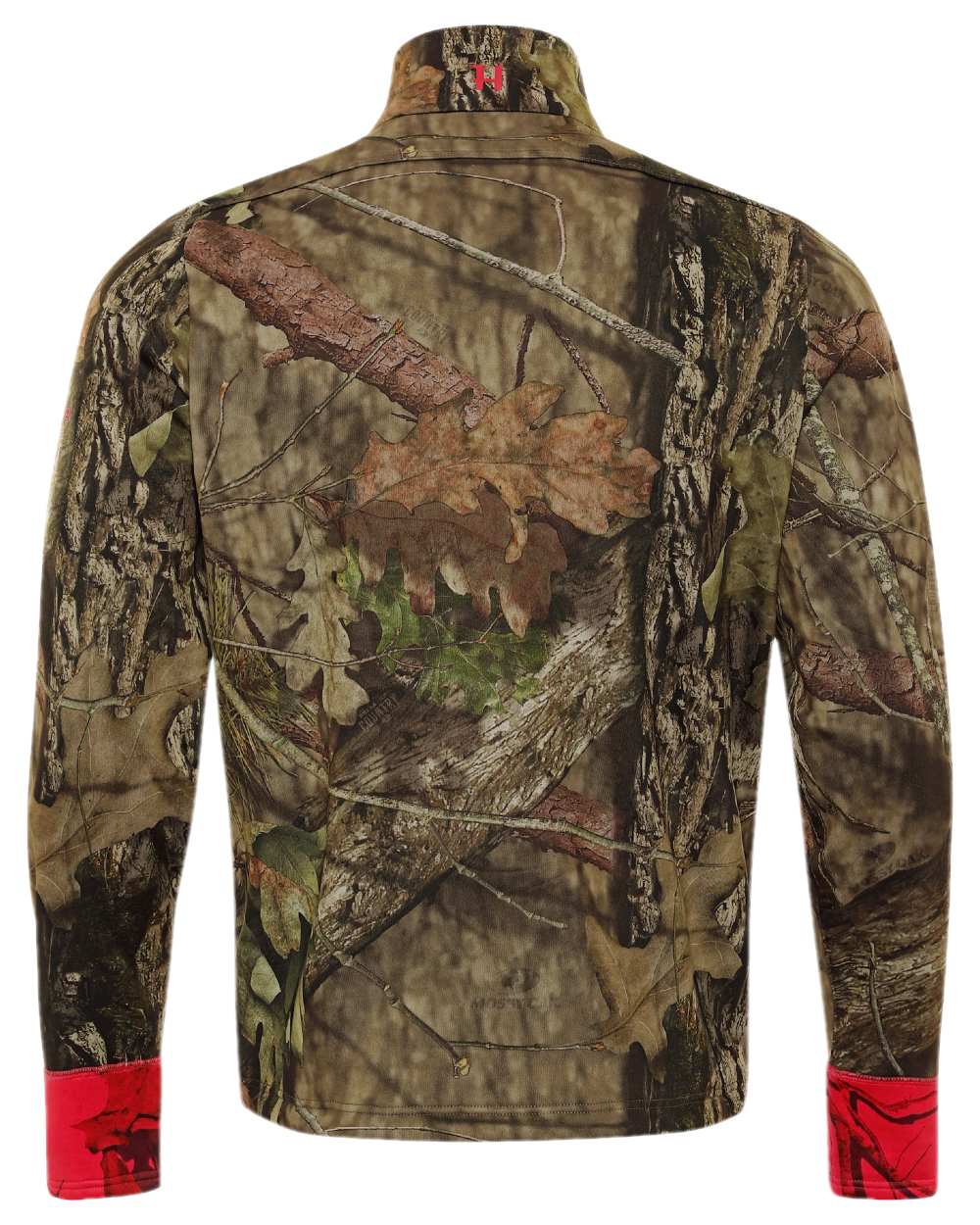 Mossy Oak Break-Up Country Coloured Harkila Moose Hunter 2.0 Fleece Jacket on white background 