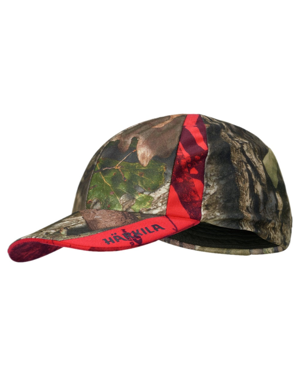Mossy Oak Break-Up Country Mossy Oak Red Coloured Harkila Moose Hunter 2.0 GTX Cap on white background 
