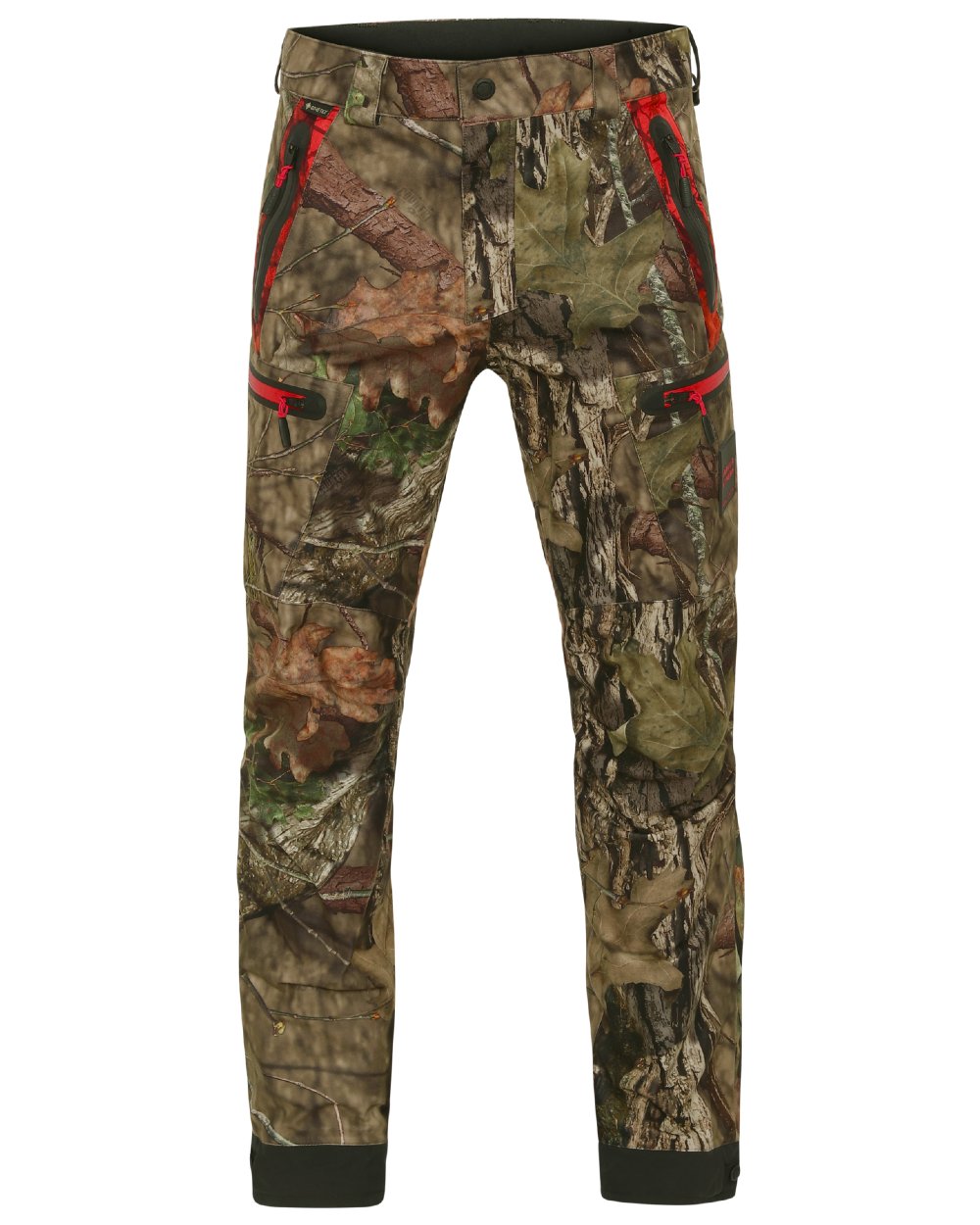 MossyOak Break-Up Country MossyOak Red Coloured Harkila Moose Hunter 2.0 GTX Trousers on white background 