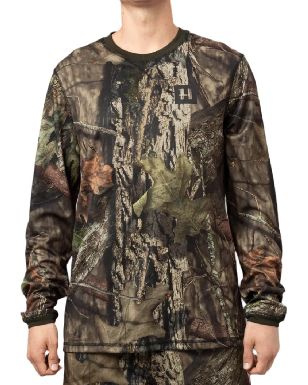 Mossy Oak Break-Up Country Coloured Harkila Moose Hunter 2.0 T-Shirt on white background 