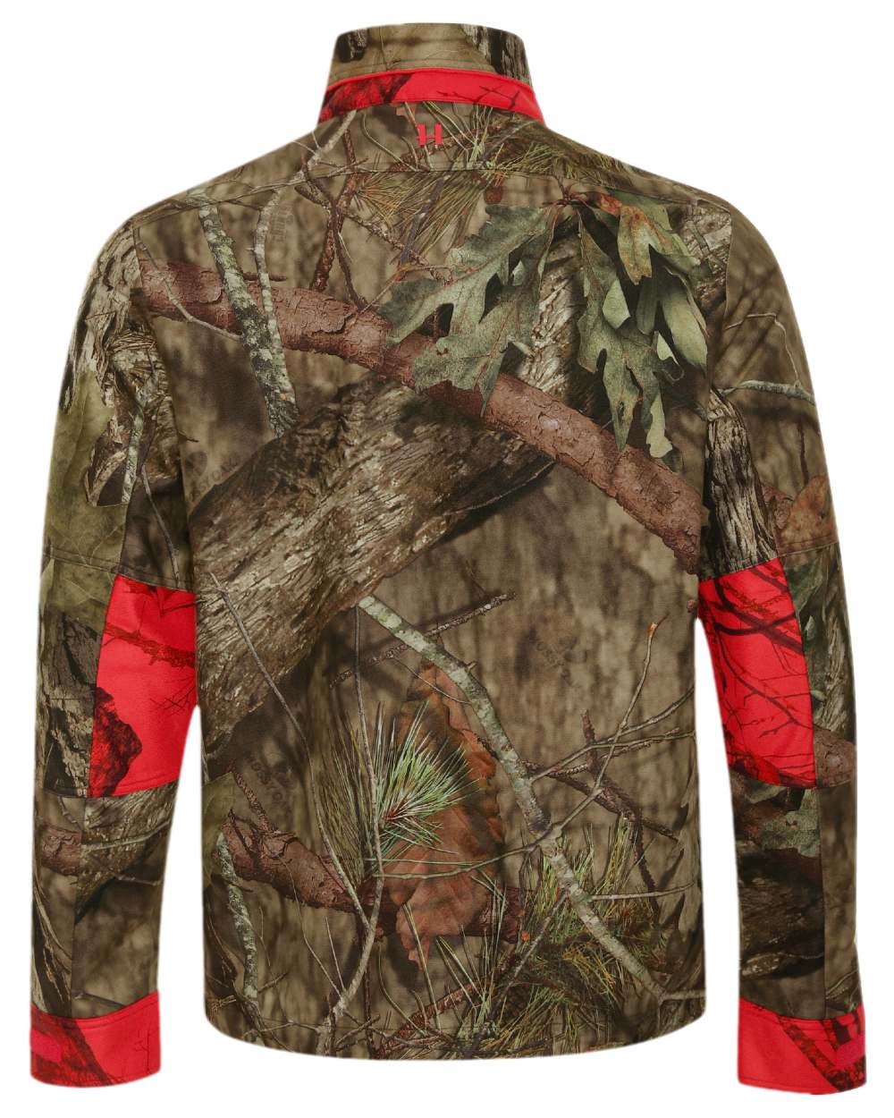 Mossy Oak Break-Up Country Mossy Oak Red Coloured Harkila Moose Hunter 2.0 WSP Jacket on white background 