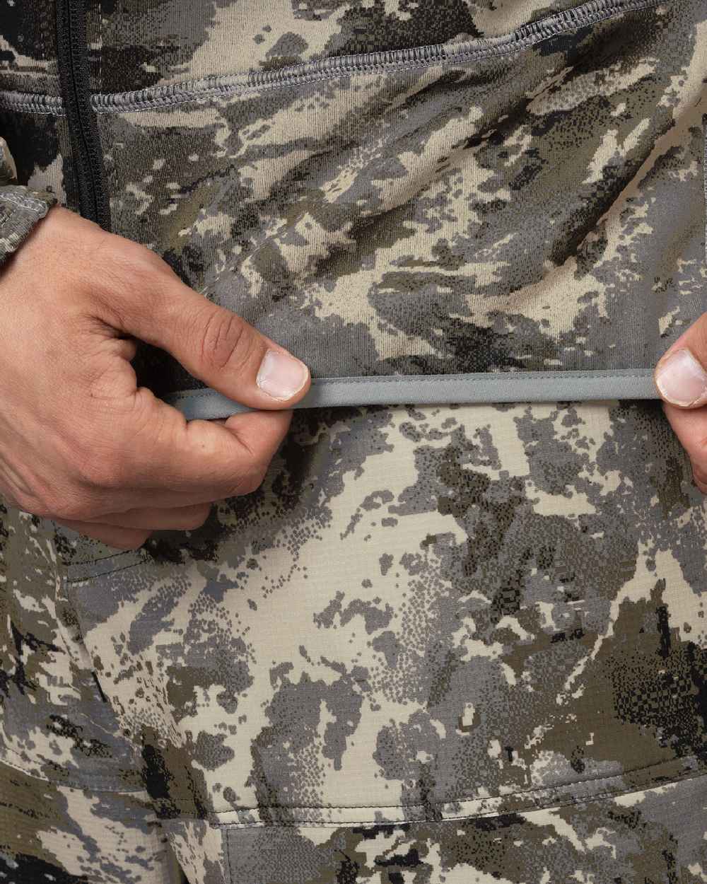 AXIS Mountain Coloured Harkila Mountain Hunter Expedition Fleece Hoodie on white background 