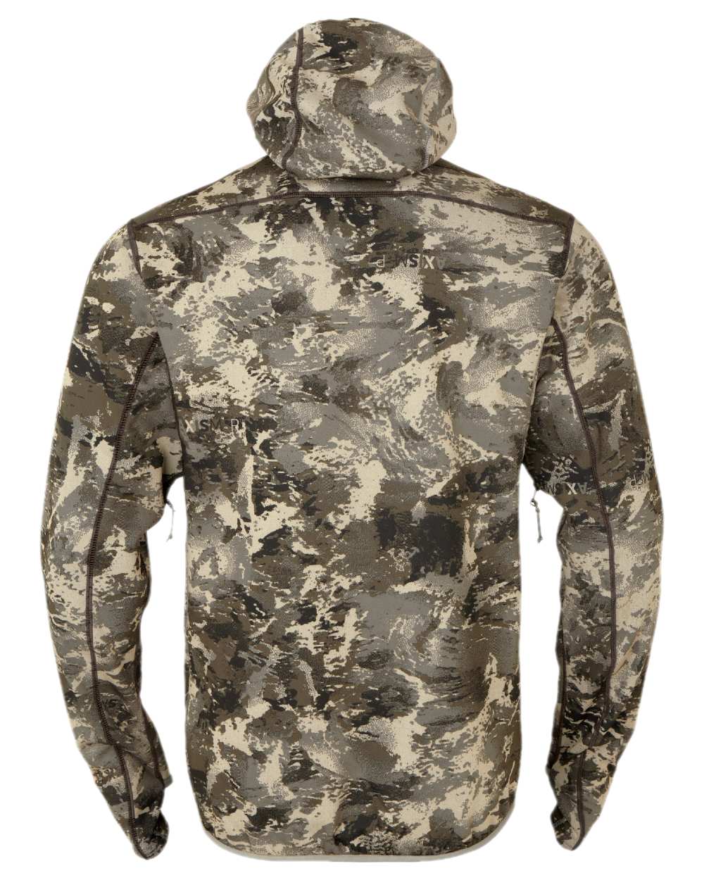 AXIS Mountain Coloured Harkila Mountain Hunter Expedition Fleece Hoodie on white background 