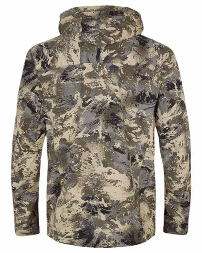 AXIS Mountain Coloured Harkila Mountain Hunter Expedition HWS Packable Jacket on white background 