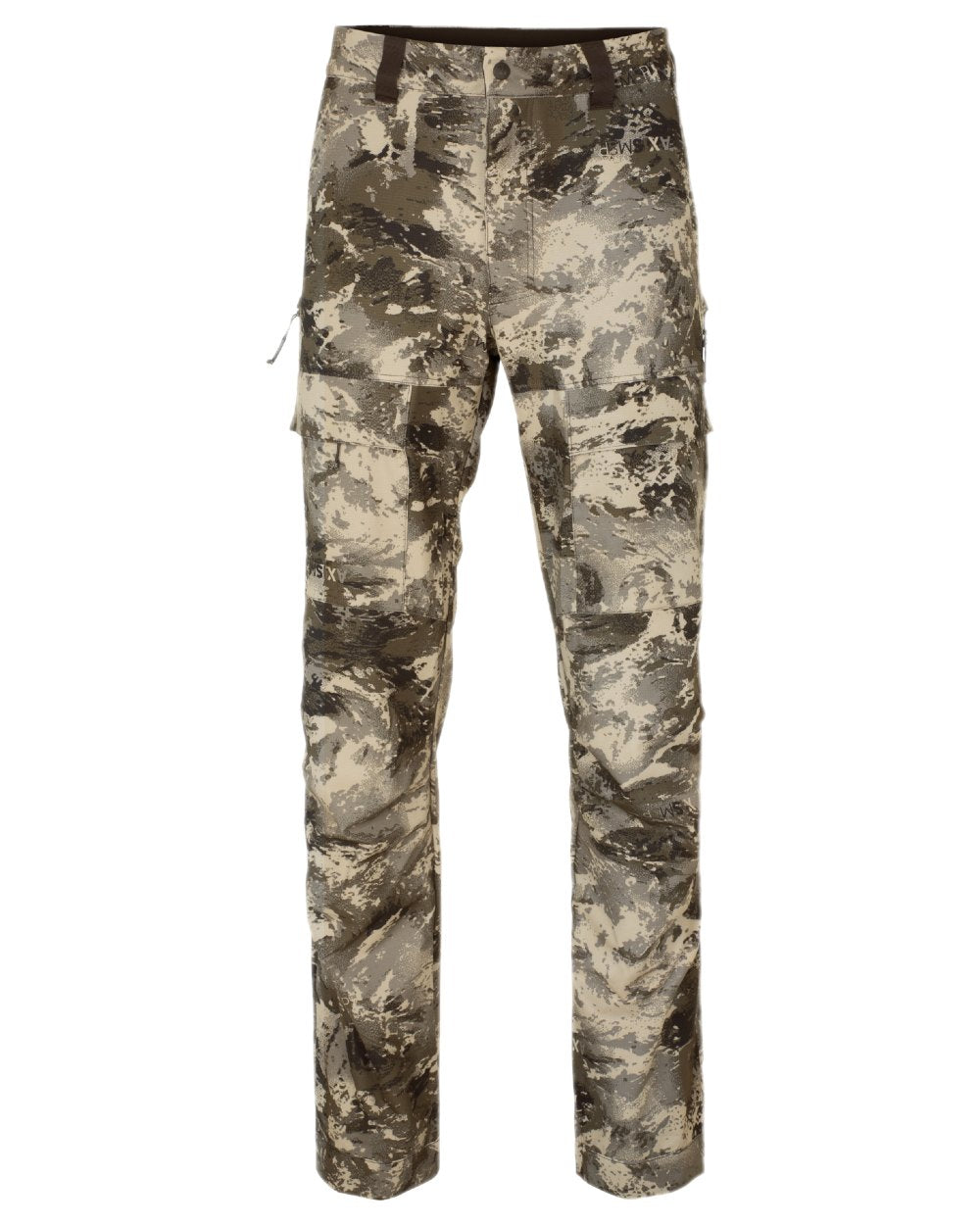 AXIS Mountain Coloured Harkila Mountain Hunter Expedition Light Trousers on white background 