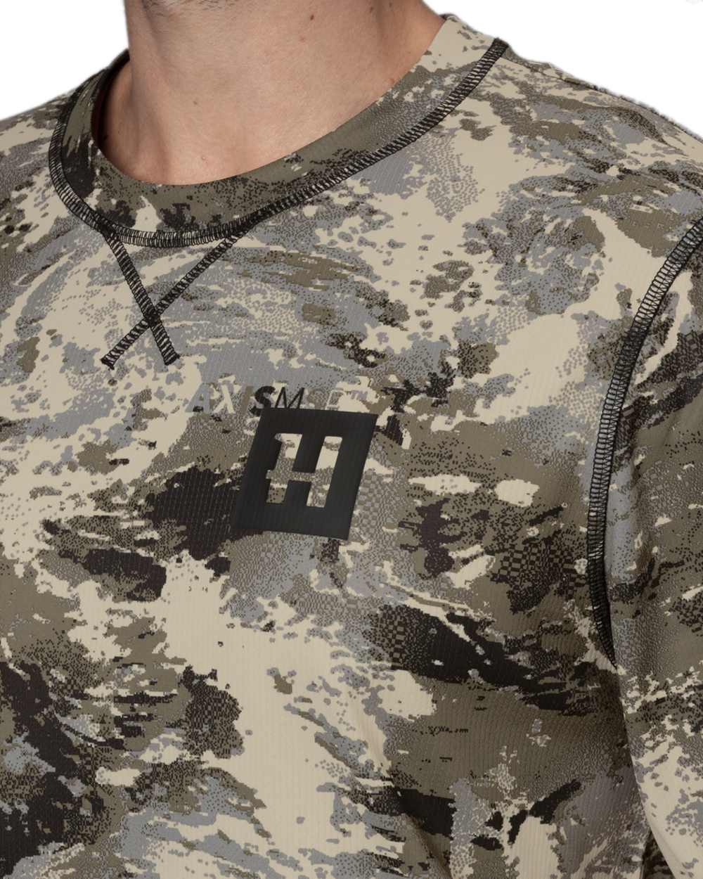 AXIS Mountain Coloured Harkila Mountain Hunter Expedition T-Shirt on white background 