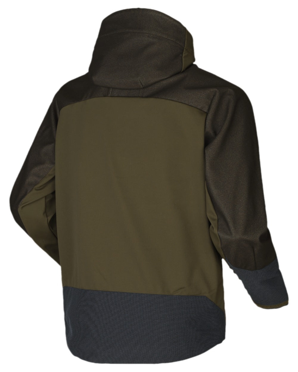 Willow Green Coloured Harkila Mountain Hunter Hybrid Jacket on white background 