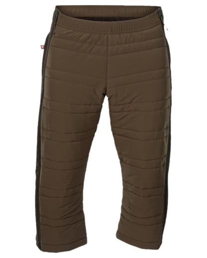 Hunting Green Shadow Brown Coloured Harkila Mountain Hunter Insulated Breeks on white background 
