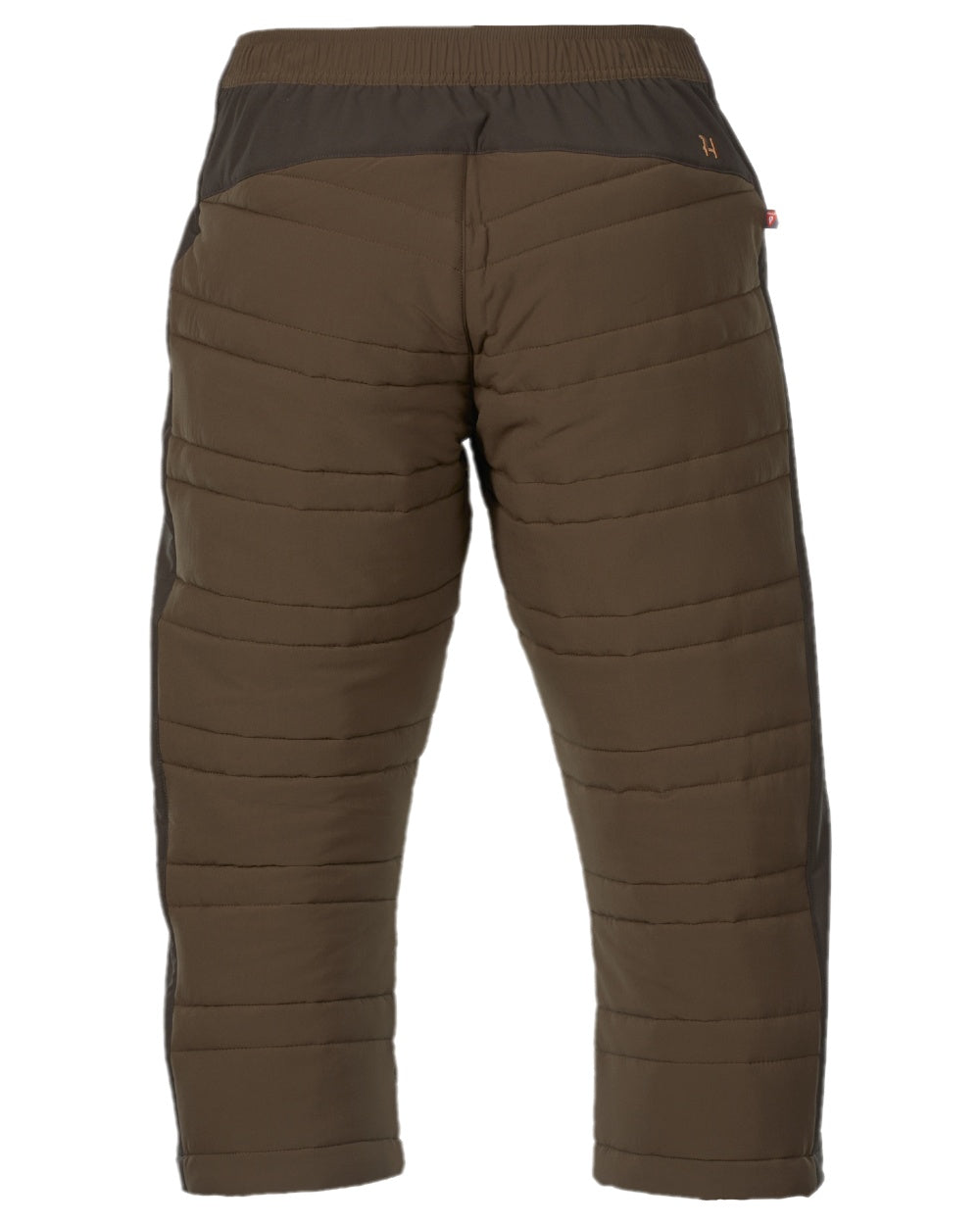 Hunting Green Shadow Brown Coloured Harkila Mountain Hunter Insulated Breeks on white background 