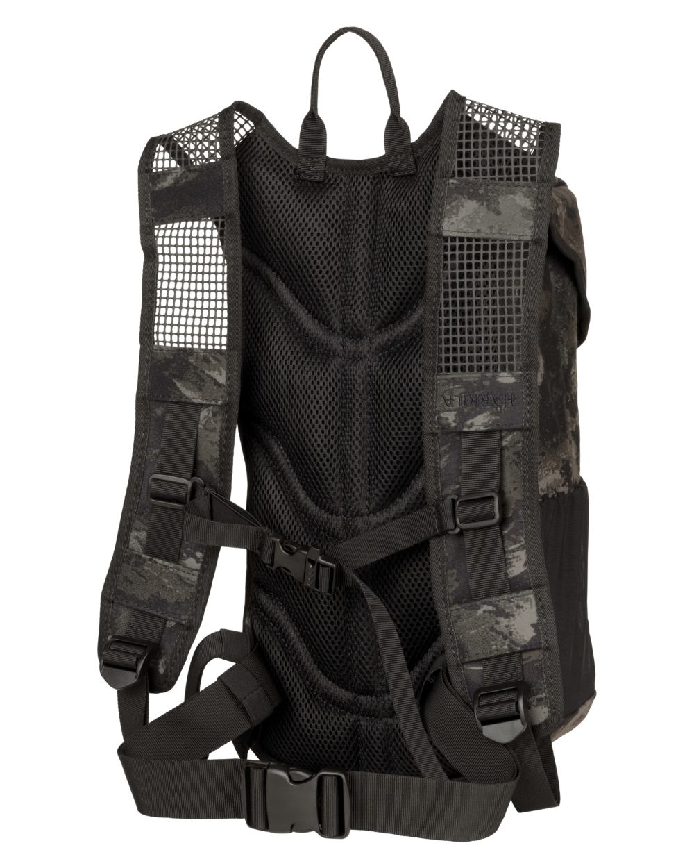 Axis MSP Black Coloured Harkila NOCTYX 12L Backpack on white background 