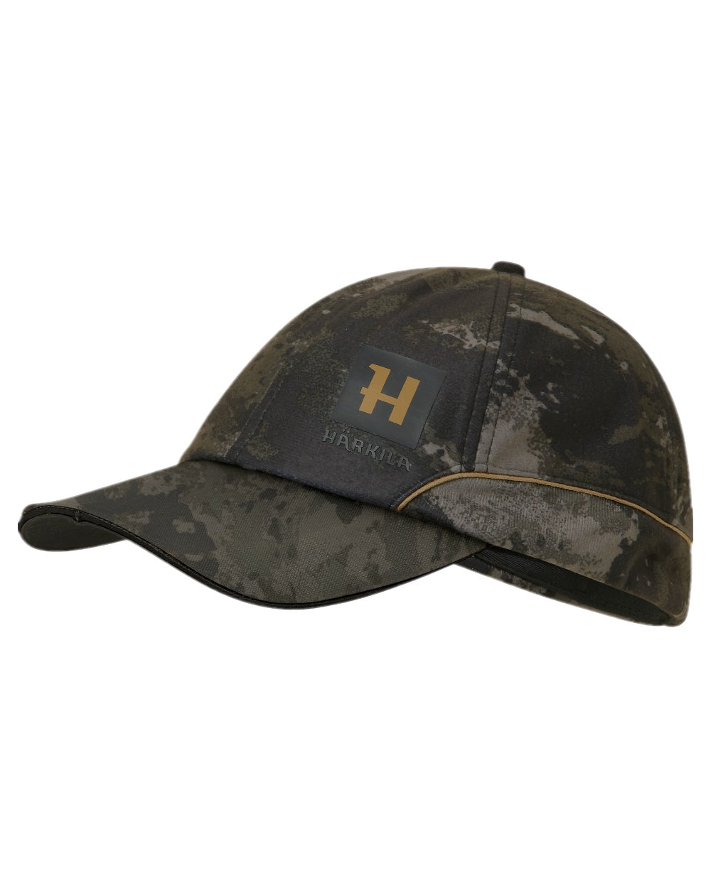 AXIS Black Black Coloured Harkila NOCTYX Camo Light Cap on white background 